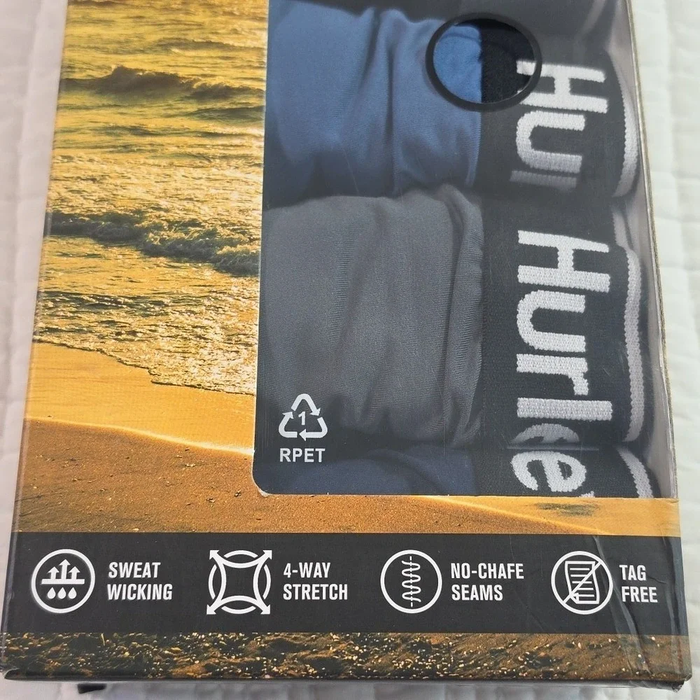 Hurley 5-Pack Men's Boxer Briefs Size M (32-34) 6